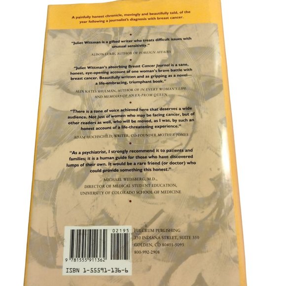 Breast Cancer Journal a Century of Petals Juliet Wittman Hardcover Dust jacket - Picture 2 of 6